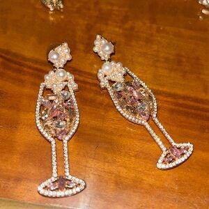 Champagne Earrings